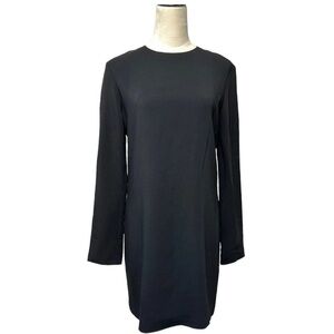 Helmut Lang Classic Black Long Sleeve Dress